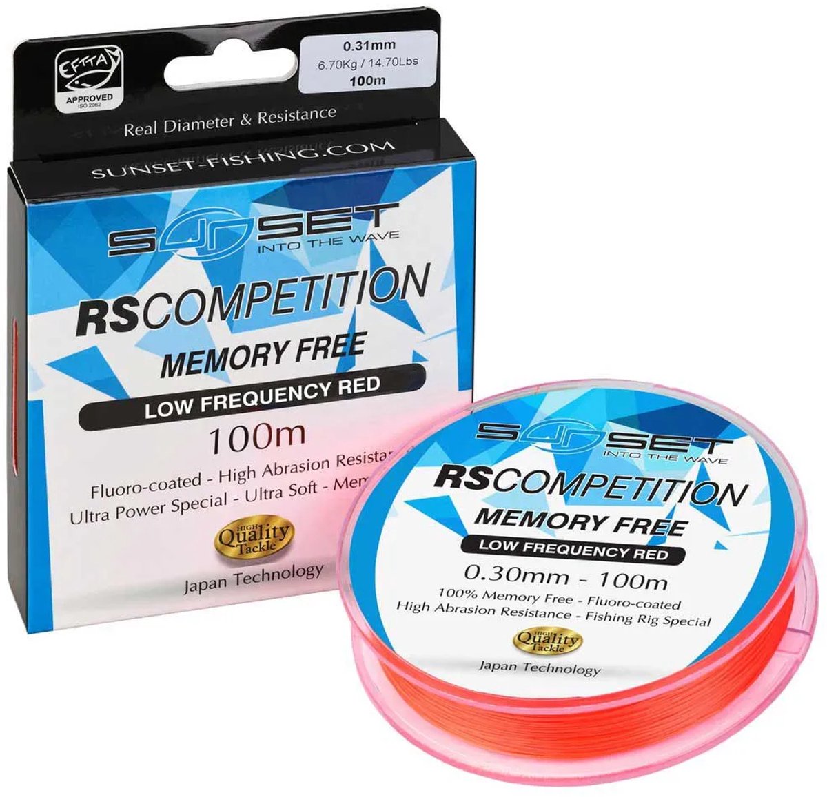 Sunset Memory Free Rs Competition Monofilament 100 M Groen 0.600 mm