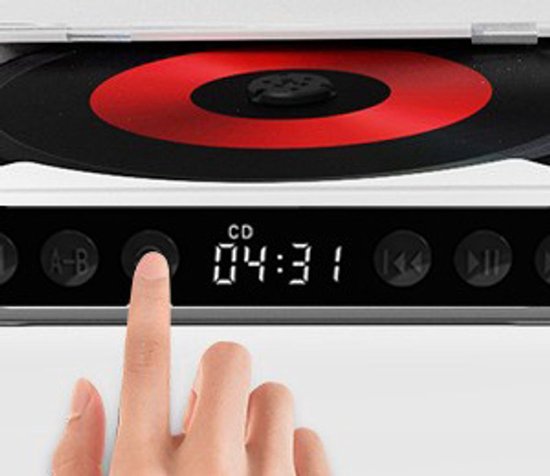 Draagbare Bluetooth-cd-speler met USB-C-snelladen - Ultradun en compact - Ondersteunt MP3/WMA-formaten - Geschikt voor zowel reizen als thuisgebruik - Roze — afbeelding 5