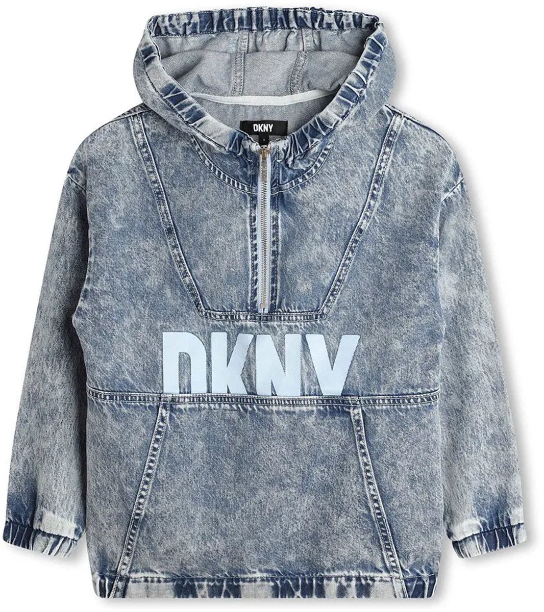 Dkny D60040 Jas 12 Years Jongens Meisjes Blauw