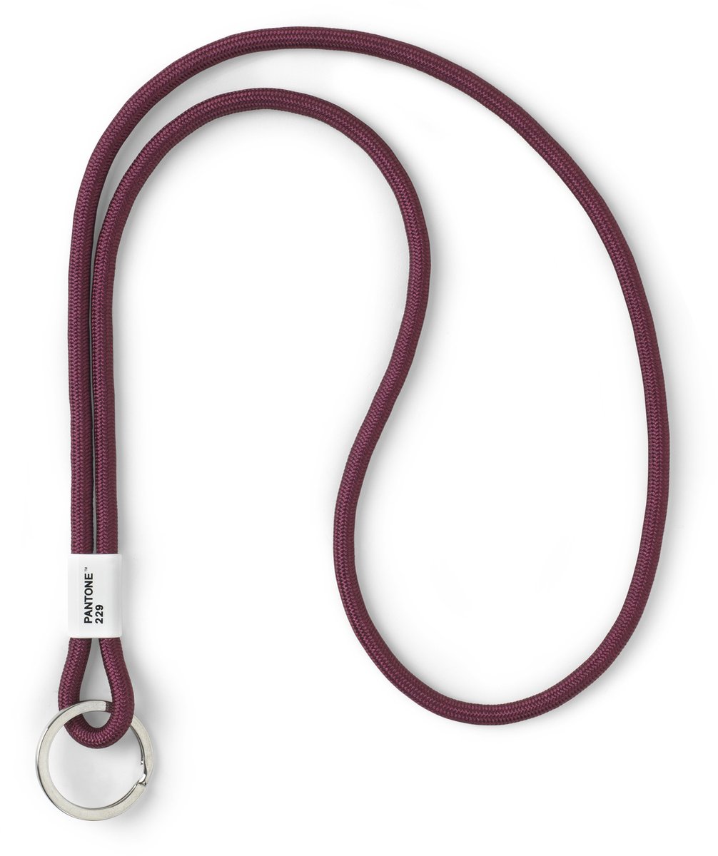 Pantone Sleutelhanger - Groot - 480 x 33 mm - Aubergine 229 C
