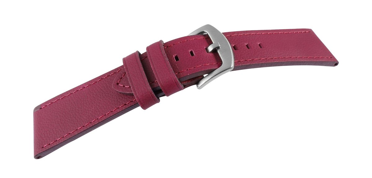Engelhardt Engelhardt dames vervangende armband 8000446 Armband van echt leer, superzacht, fuchsia 24