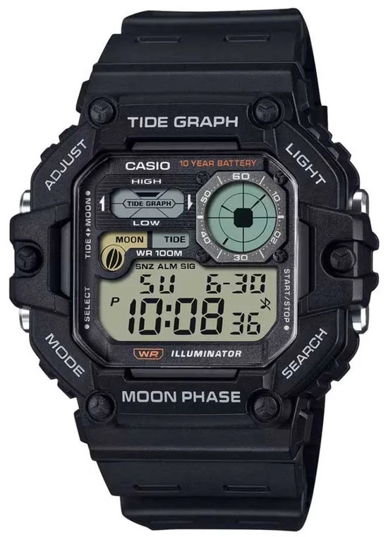 Casio Casio Collection WS-1700H-1AVEF Horloge - Kunststof - Zwart