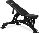 Infinity verstelbare fitness halterbank inklapbaar tot 300 kg zwart