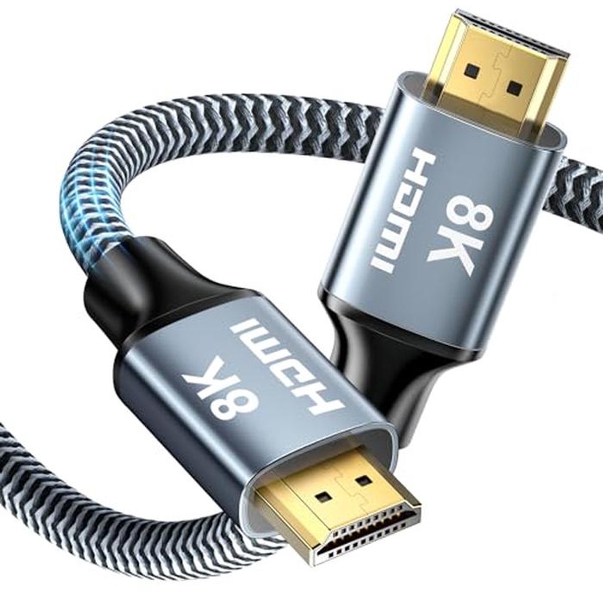 8K HDMI 2.1 Kabel 0,5m – Hoogwaardige 48Gbps Verbinding voor 4K@120Hz en 8K@60Hz