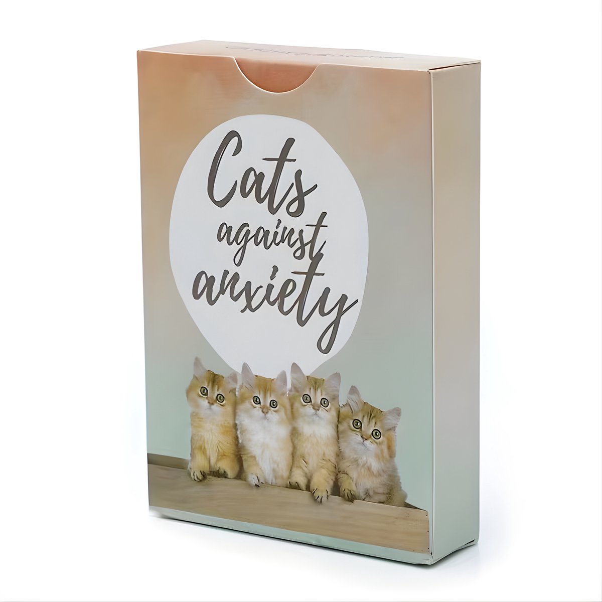 Positieve kaarten - Cats Against Anxiety - Motivatie kaarten - 50 kaarten - Quotes - Selfcare - Engelstalig - Katten