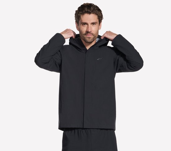 Skechers SKECHERS PREMIER RAIN JACKET Heren Jas - Zwart