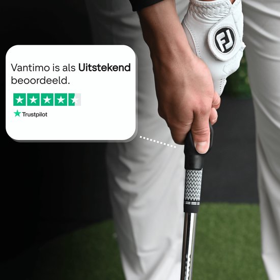 Vantimo Golf Grip trainer - Rechterhand - Golf Grip Training & Verbetering - Verbeter je Swing - Golfhulpmiddel - Zwart — afbeelding 5