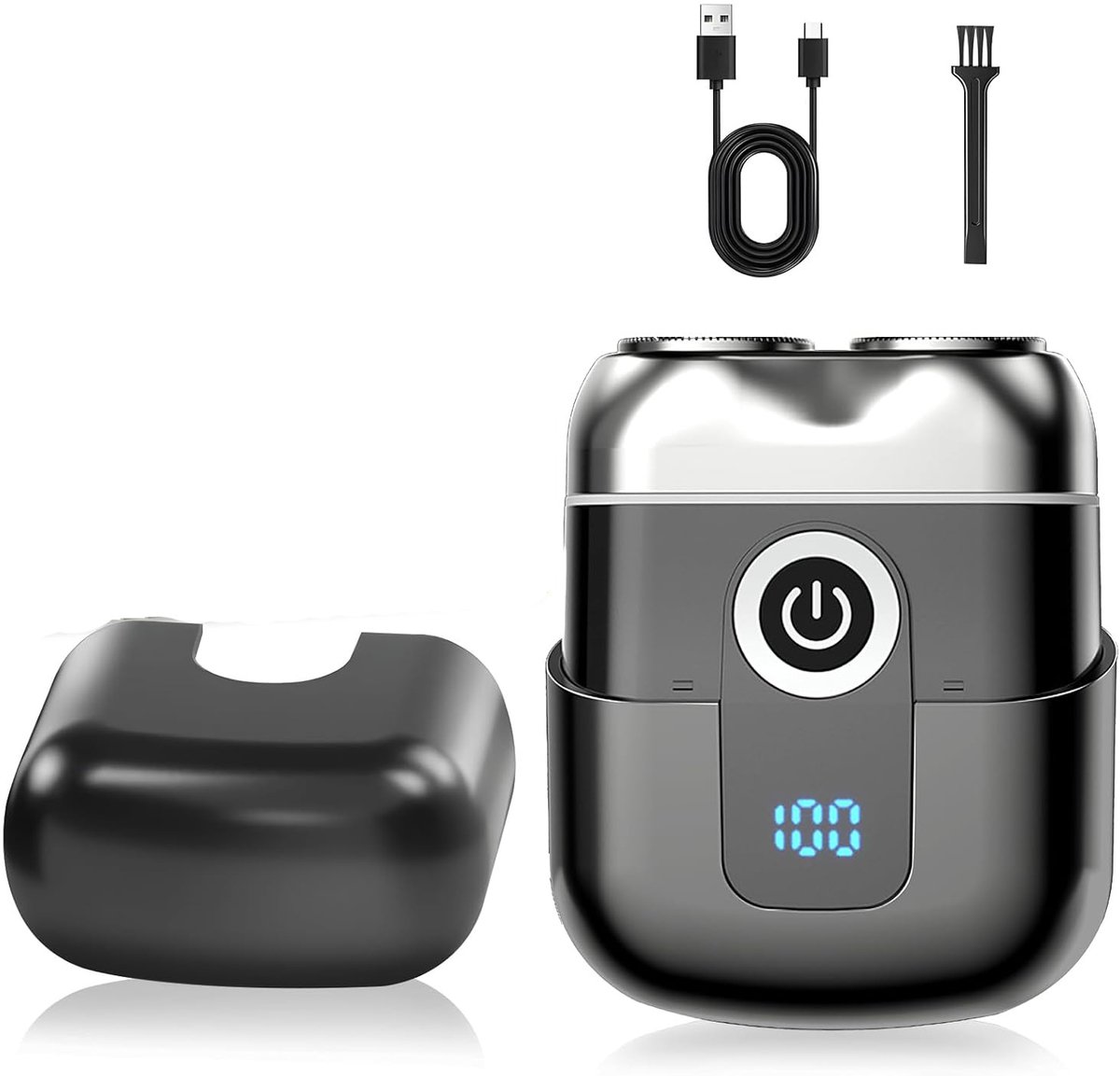 Mannen elektrische scheerapparaten, mannen elektrische scheerapparaten mini scheerapparaten, mannen baard trimmers, popup trimmers, usb-c snelladen - draagbare ontwerp, ideaal voor op reis en thuis