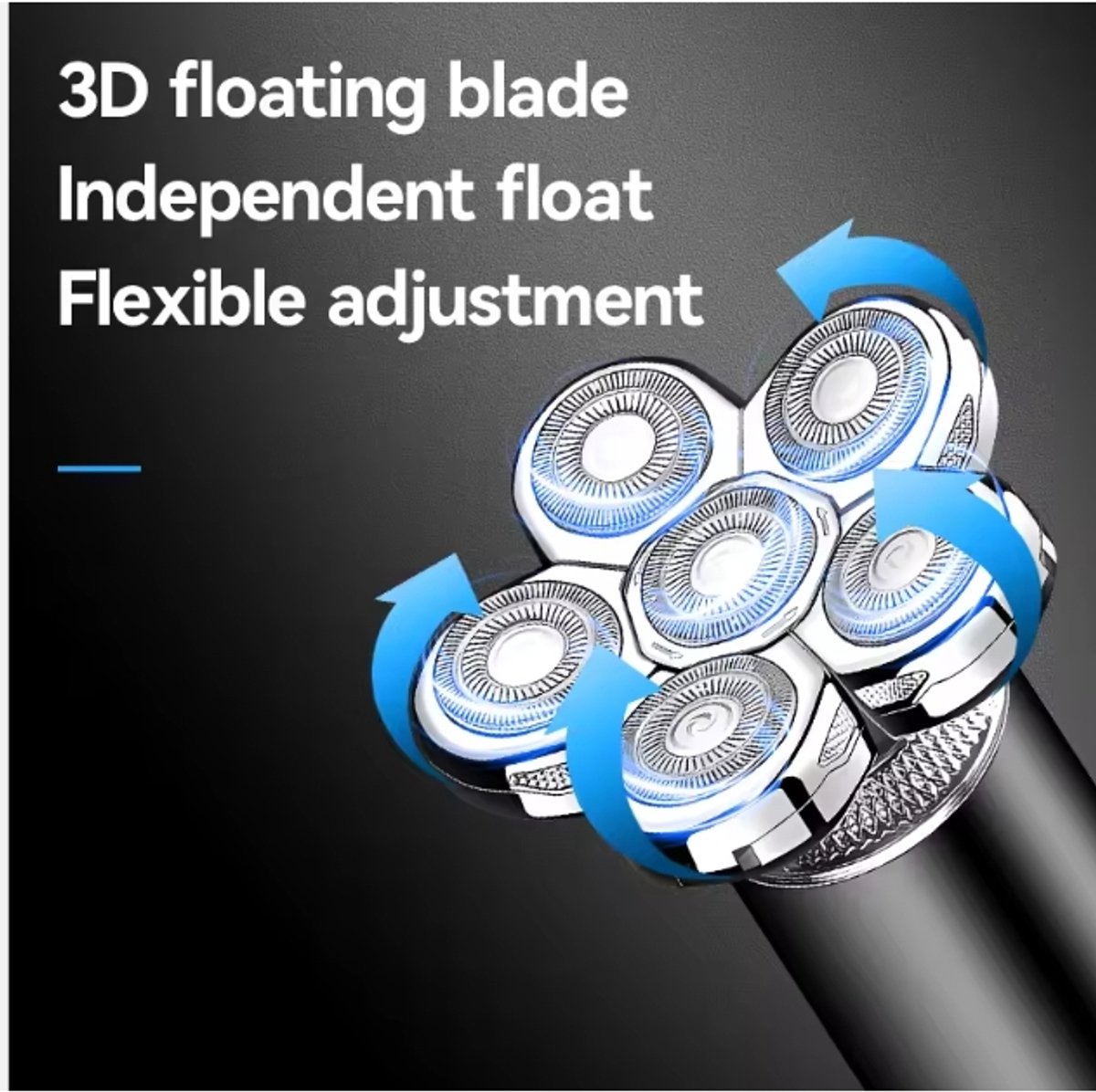 SHAVER Drijvende Vijf Messen Hoofd Scheermachine Elektrische Scheerapparaat Km-2193 Usb Oplaadbare Multifunctionele Mannen Elektrisch Scheerapparaat