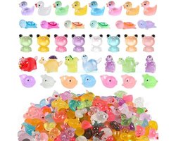 100 Stuks Miniatuur Dierenfiguren voor Decoratie en Handwerk
