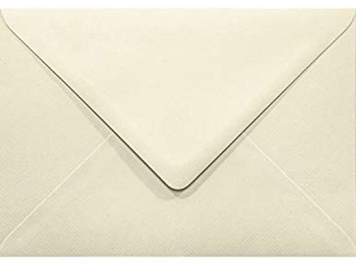 Ecru Enveloppen B6 125x175mm 120g zonder Venster voor Uitnodigingen en Wenskaarten