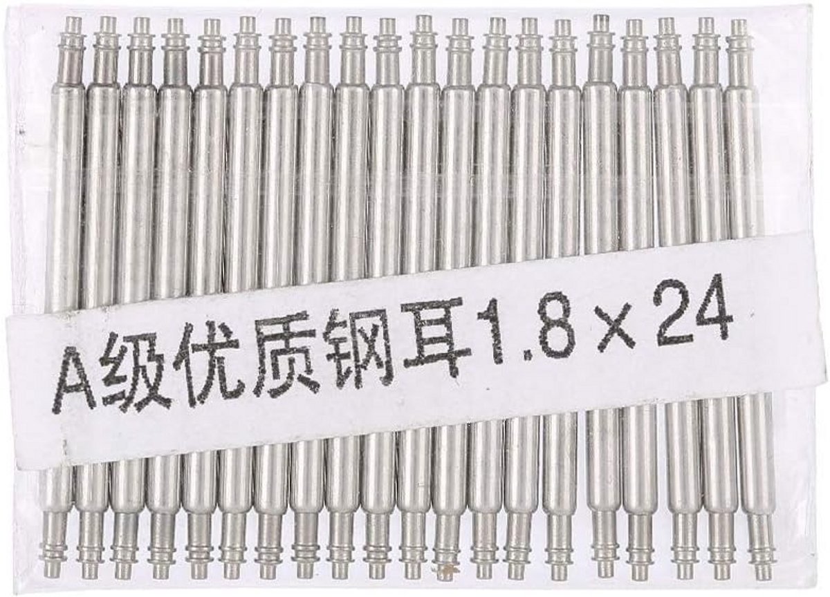 Vervangende Pinnen voor Horlogebanden - 20 Stuks 19-24mm - Reparatietool voor Polshorloges