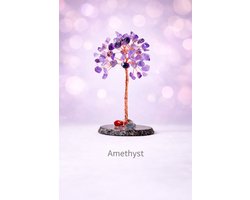 Afecto Amethist Edelsteen Boompje – Rust, Bescherming & Balans