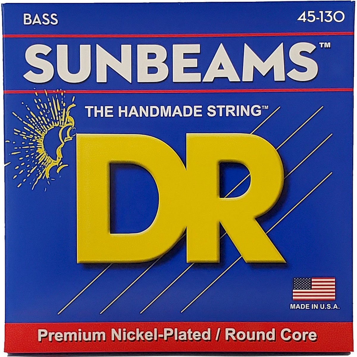 DR Strings NMR5-130 Sunbeam Medium to Heavy 45-130 5-snarige basgitaarsnaren