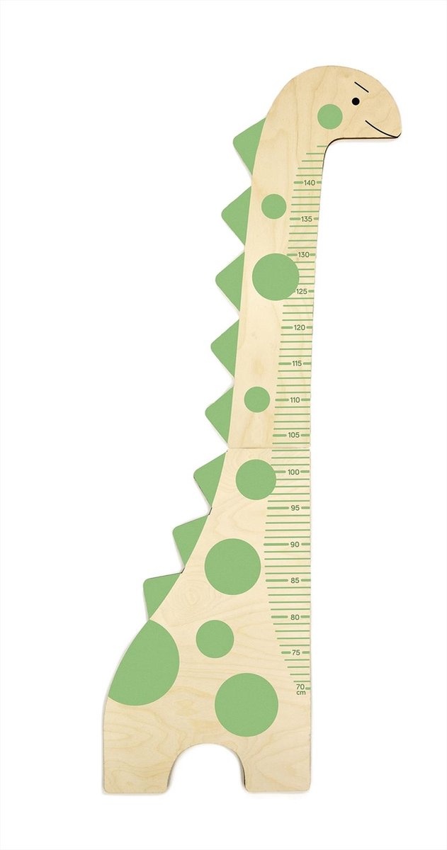 Bajo groeimeter speelgoed dinosaurus - kleurrijke kinderkamer decoratie.