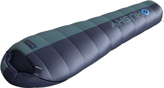 Husky mummyslaapzak ThermoPro Fleury -20°C - 210 x 85 cm - Blauw met Turquoise van Husky — afbeelding 2