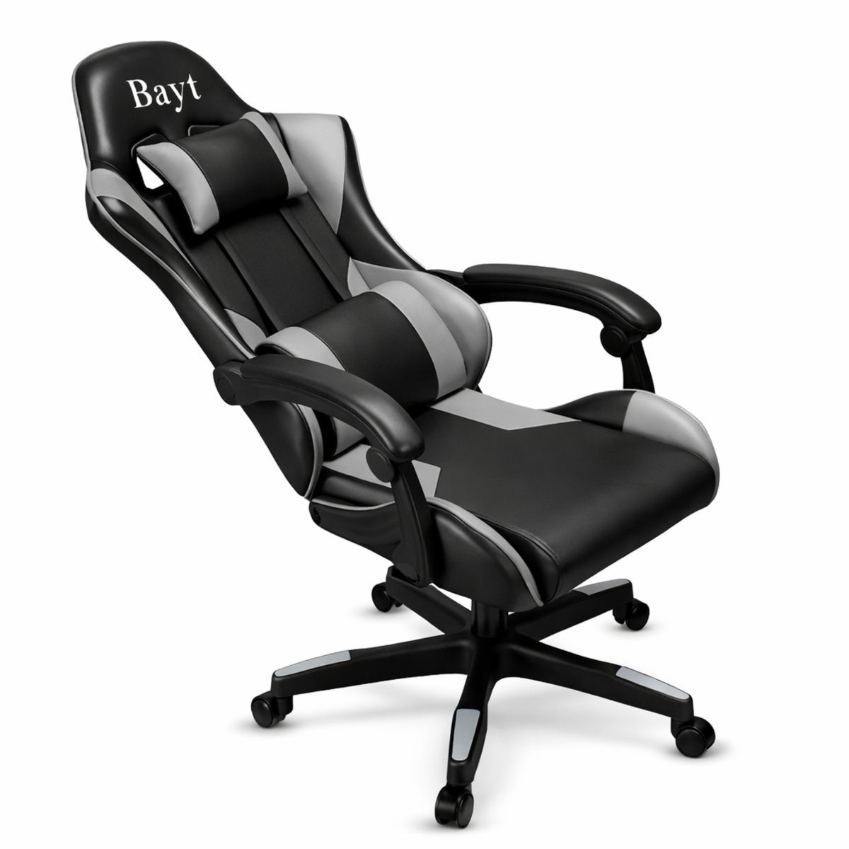 Bayt Gamestoel - Gaming Chair - Gamingstoel - Ergonomische Bureaustoel - Zwart - Verstelbaar – foto 5