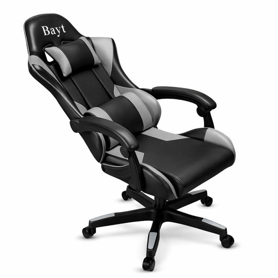 Chaise de jeu | Chaise de bureau Noir et orange Similicuir CFW55635