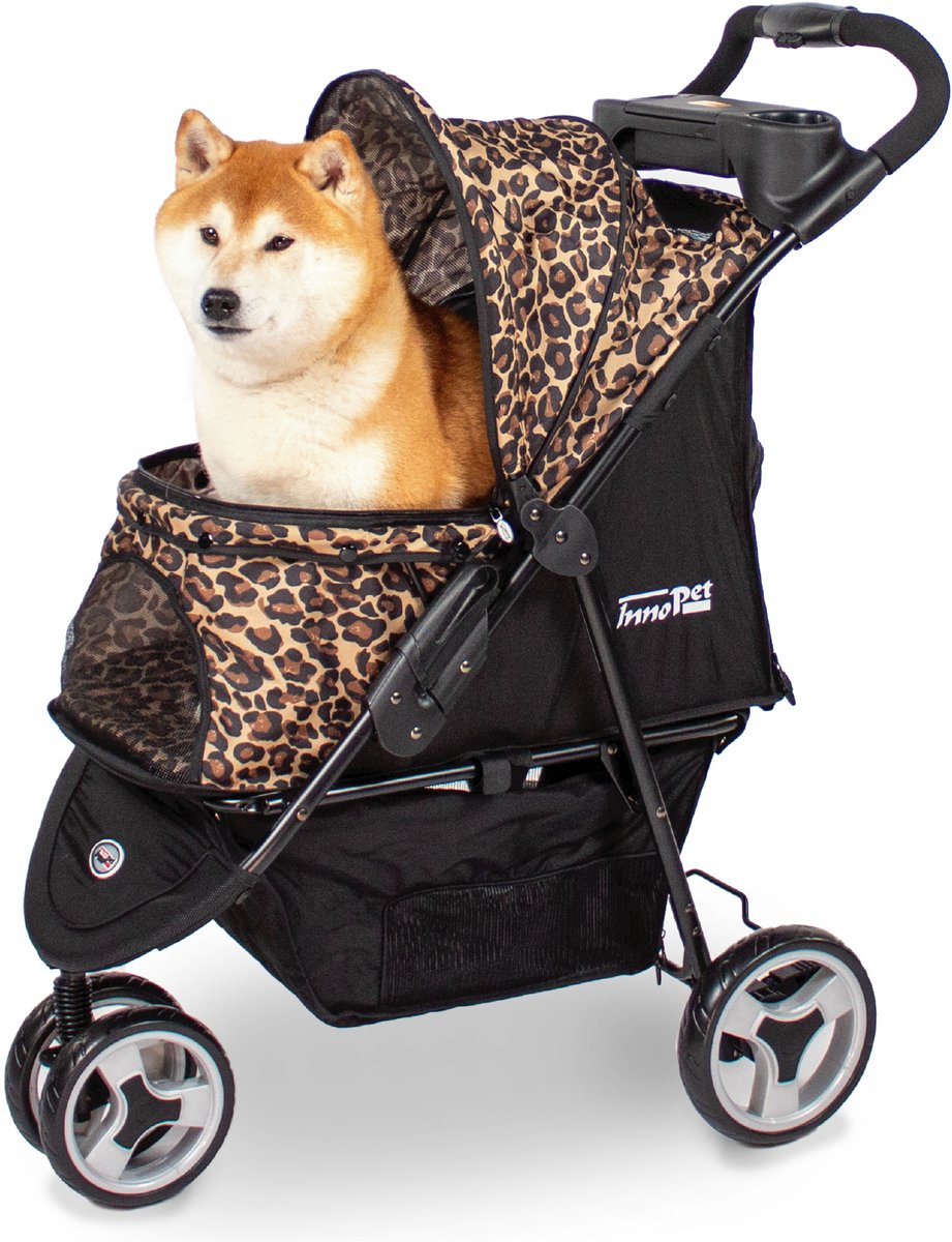 Bol.com InnoPet Hondenbuggy - Allure Cheetah - Tot 20kg - Inklappen met één hand - Stijlvol design aanbieding
