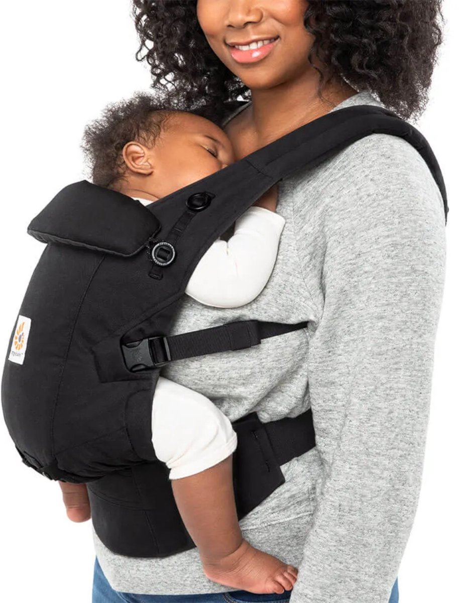 Ergobaby Draagzak Adapt - Soft Touch Cotton - Onyx Black – foto 4