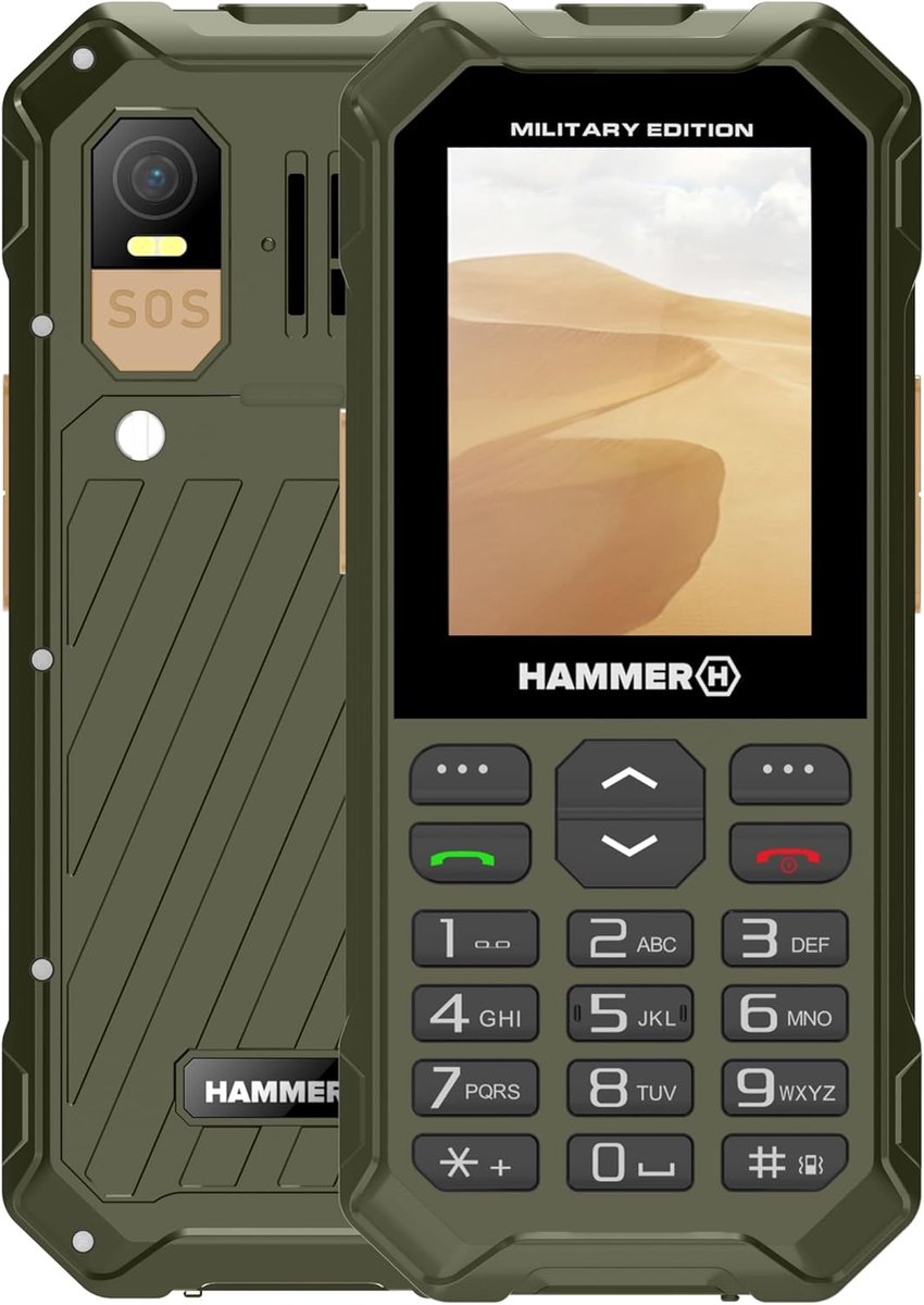 Hammer 6 4G Dual Sim Military Edition Green