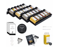 Top 10 Nintendo DS 2026: Organess Kruidenrek met 28 Kruidenpotjes - Kruidenrek Lade - Kruiden Organizer - Keukenlade organiser- Complete Set - 4 Stuks - Zwart