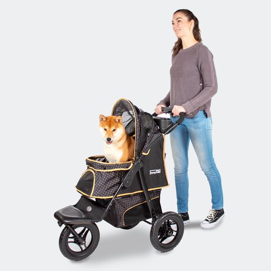 InnoPet Hondenbuggy - Adventure - Zwart/Goud - 93x61x105cm