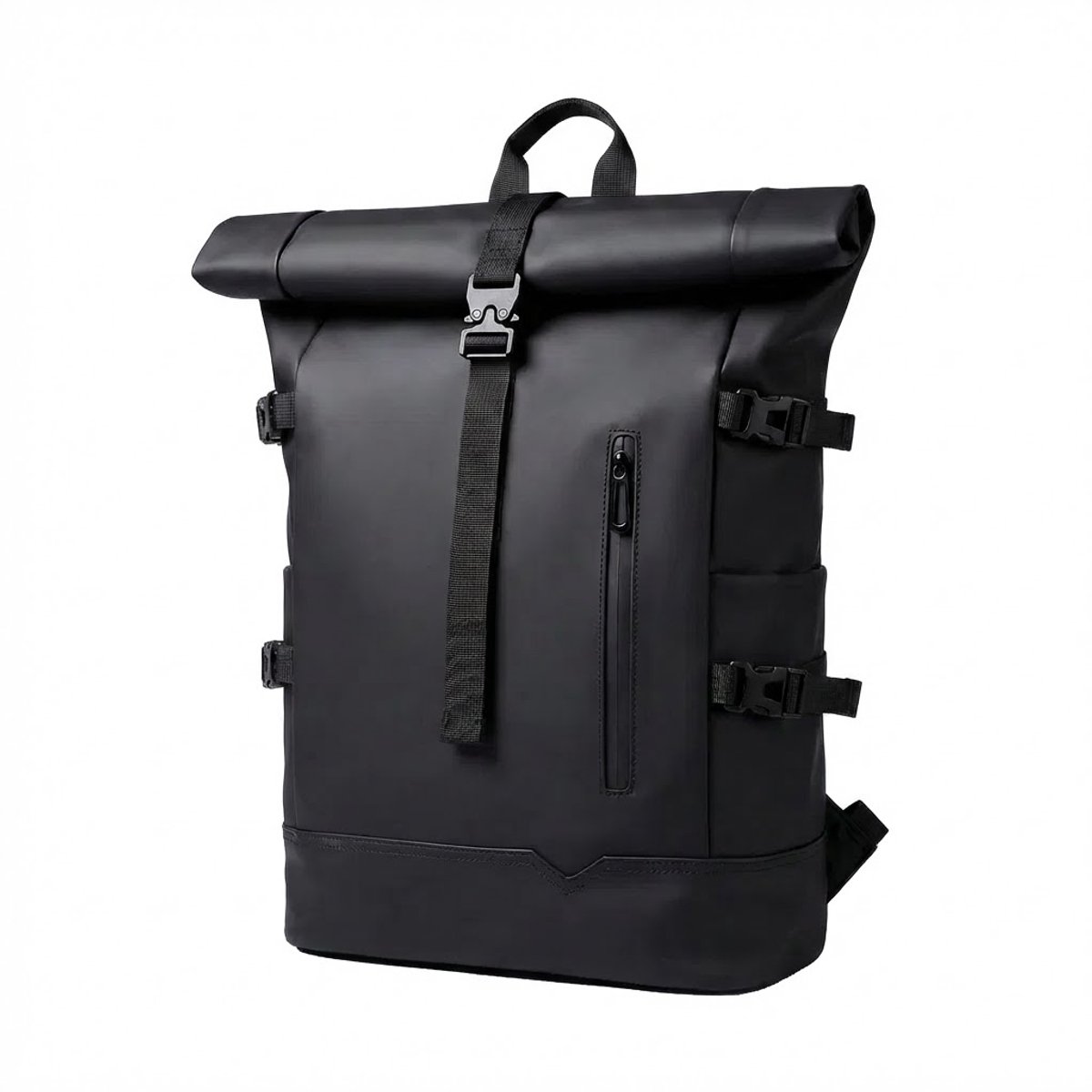 Somstyle Rolltop Rugzak - 25L - Rugtas - Reistas met Laptopvak - Zwart