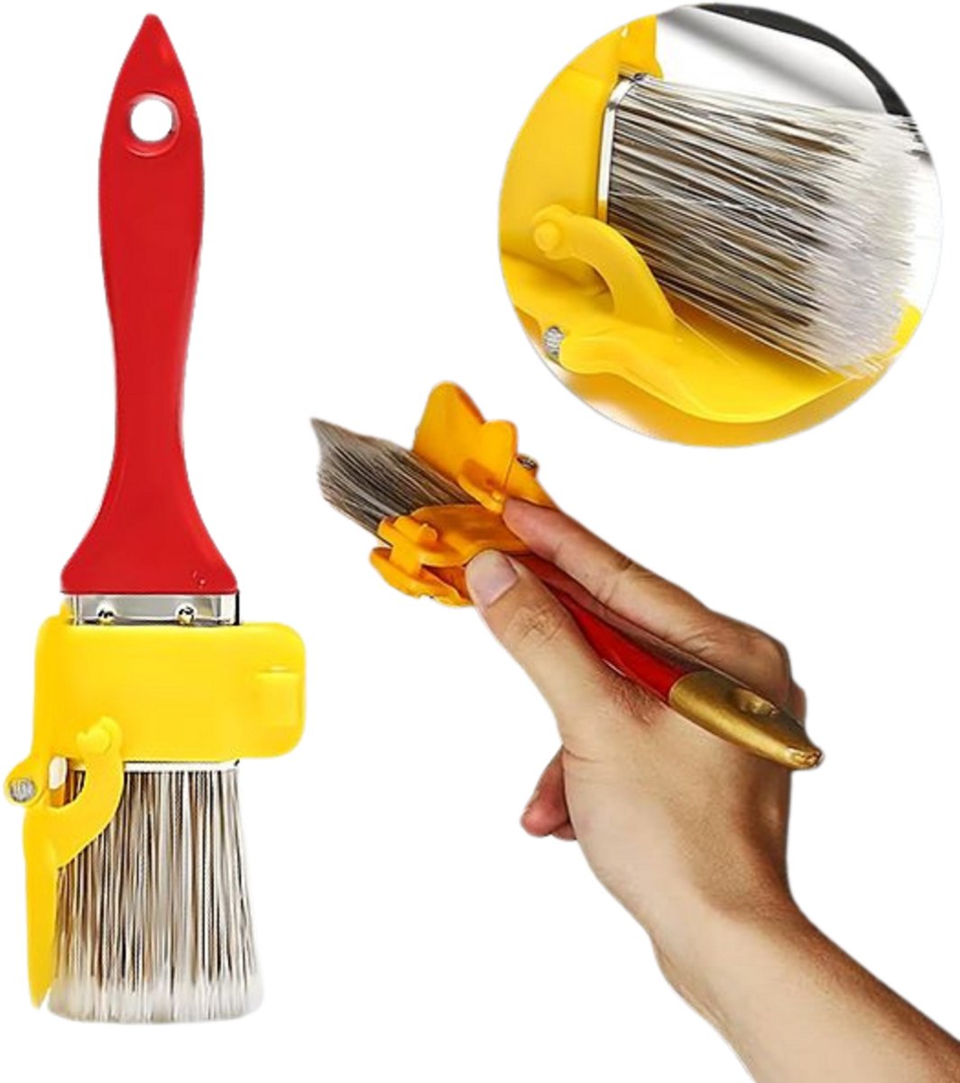 Vixson - Precieze Verfkwast - Randverfpad Paint Edger - Voor Randen en Hoeken - Zonder Tape - Muur Plafond - Schilderen - BRUSHKO