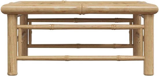 vidaXL - Tuintafel - 65x65x30 - cm - bamboe