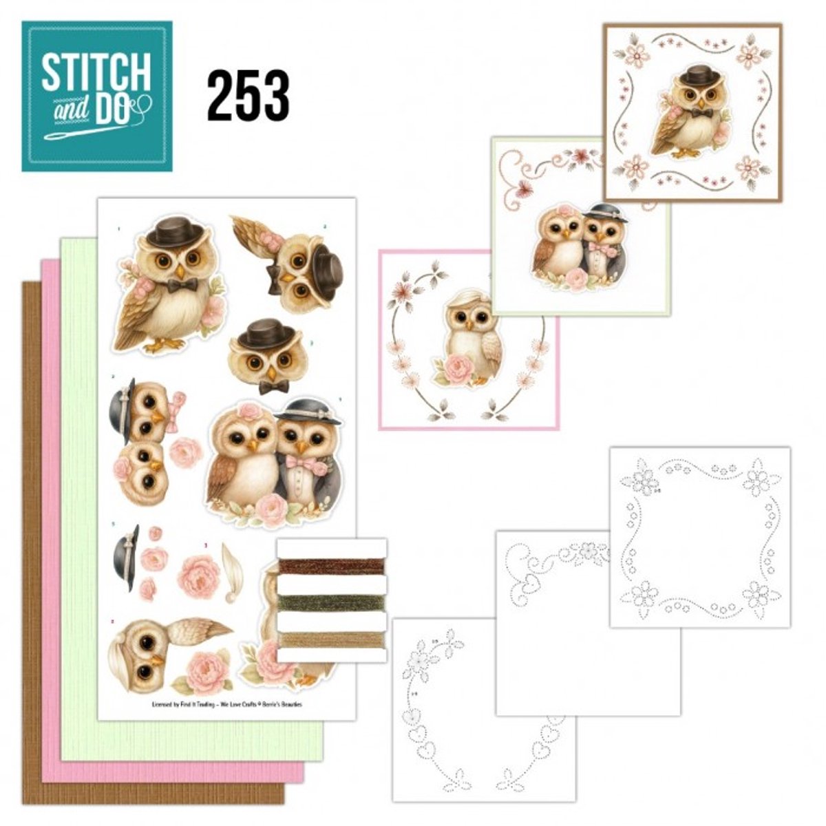 Stitch and Do 253 - Berries Beauties - Owlways Yours - Stitch and Do borduursets - Gratis verzonden
