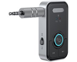 Bluetooth Transmitter & Receiver 5.4 – Handsfree Bellen, Muziek Streamen & AUX Adapter – 2 in 1 Draadloze Audio – Bluetooth Ontvanger