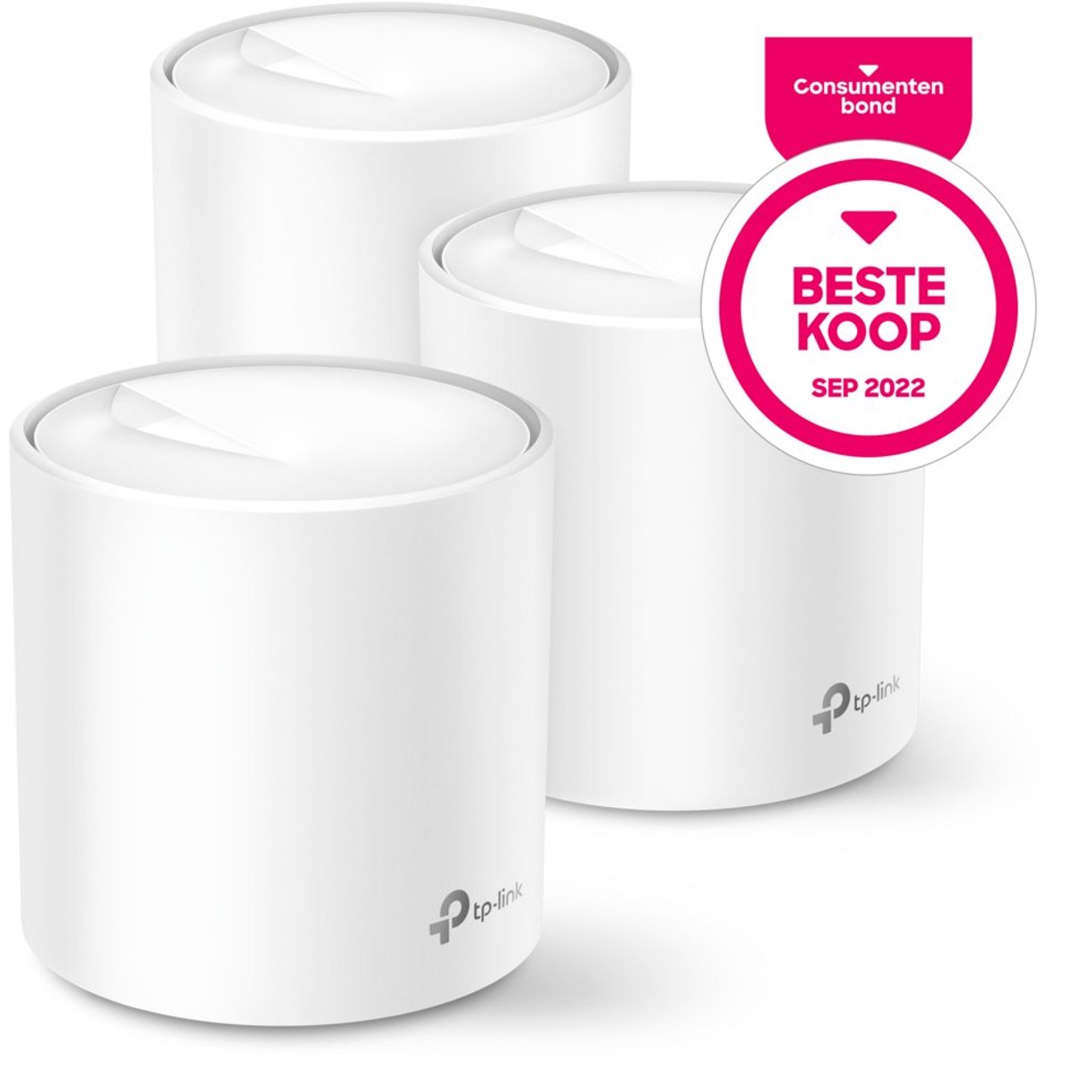 TP-Link Deco X20 - Mesh Wifi - WiFi Versterker - Wifi 6 - 1800 Mbps - 3-pack – foto 4