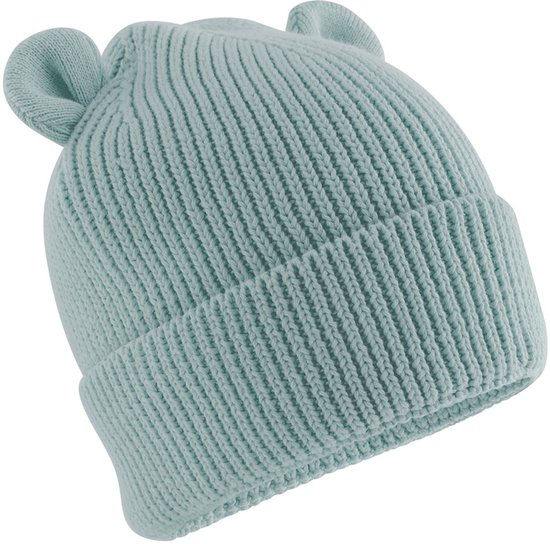 Baby Beanie met Oortjes – 100% Biologisch Katoen – Zacht & Comfortabel - kindermuts - newborn muts 6-12 maanden
