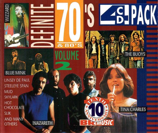 Definitive 70's & 80's Volume 2, 4 CD pack, BR Music.