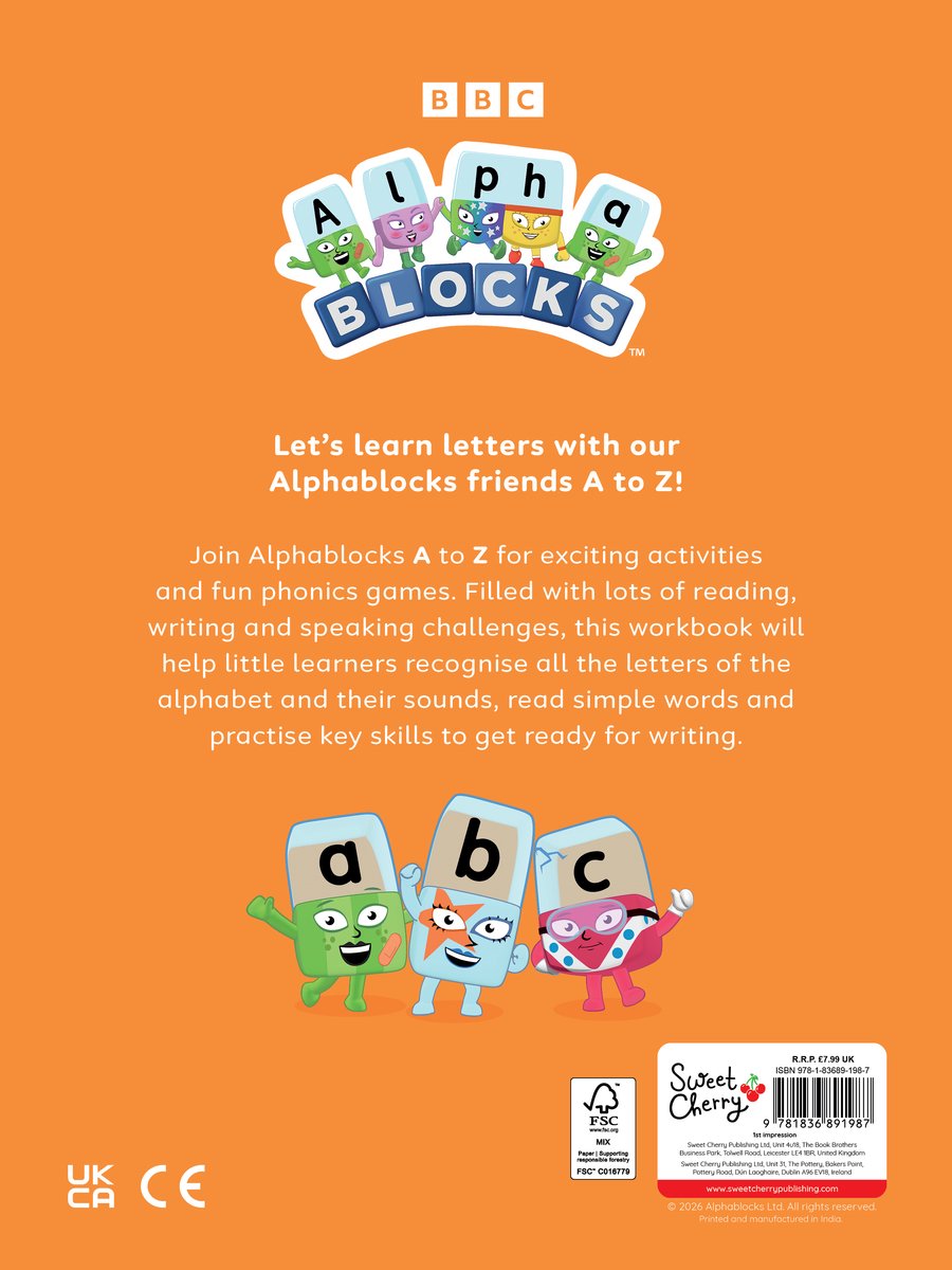 Lpd Letters Alphablocks Lots More Letters (Orange Level Workbook), Alphablocks ...