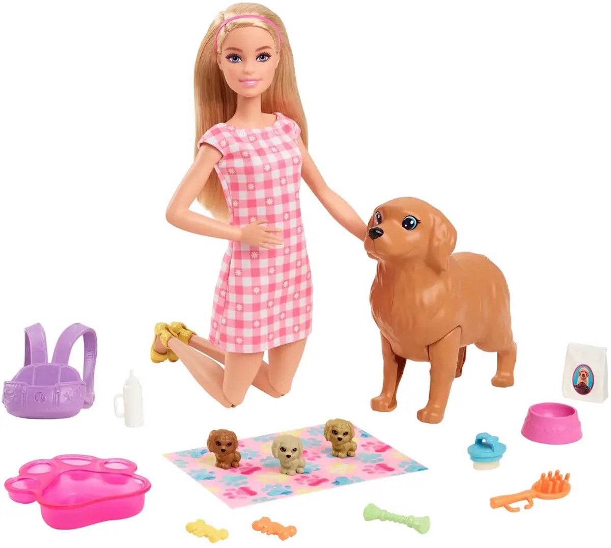 Barbie met Hond en Puppy's - Barbiepop — afbeelding 10