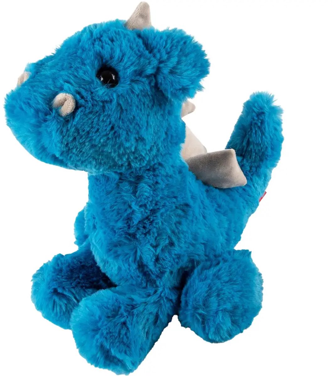 sigikid knuffeldraak pluche blauw zacht speelgoed voor kinderen.
