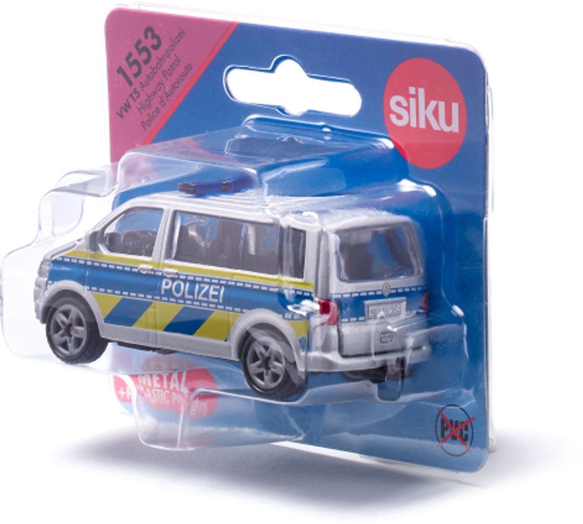 SIKU VW T5 snelwegpolitie modelvoertuig thumbnail 3