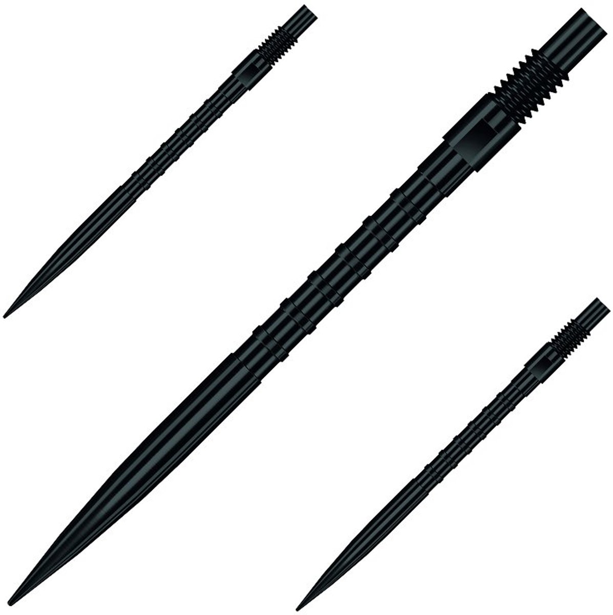 Harrows Quick Points Ryan Searle Heavy Metal Grip Black 26 mm