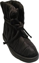 Berussa-Bottes-Femme-Bottes Chaudes Femme - Matière Anorak avec Intérieur Daim - Semelle Thermo Ultra Légère - Noir / Beige / Gris36-40