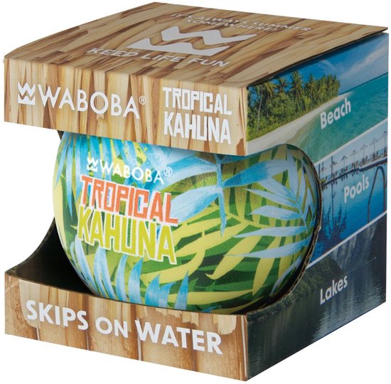 Waboba waterbal Tropical Kahuna - 80mm - zomers speelgoed. van Waboba — afbeelding 3