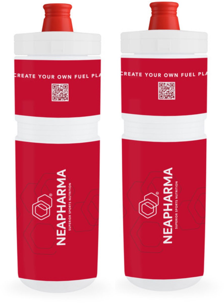 Neapharma drinkbus - ELITE bidon - lichtgewicht - 800ml - 2 stuks