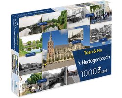 Toen & Nu Puzzel - s-Hertogenbosch (door fotograaf Robert Mulder) - 1000 stukjes - Tucker's Fun Factory Legpuzzels