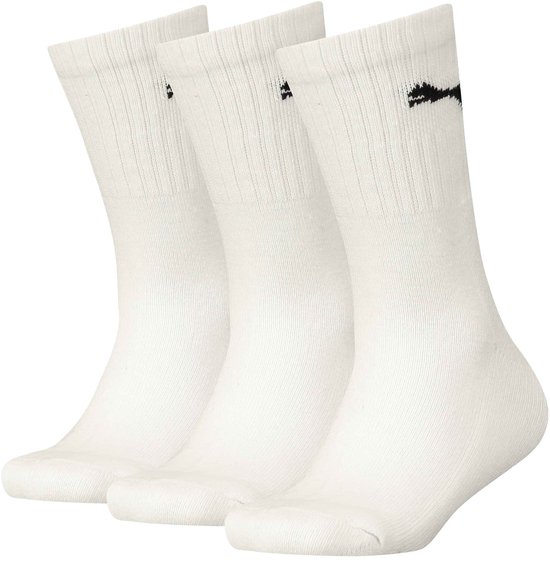 Puma - Kids Regular Crew Lightweight - Wit - Enfants - taille 35-38