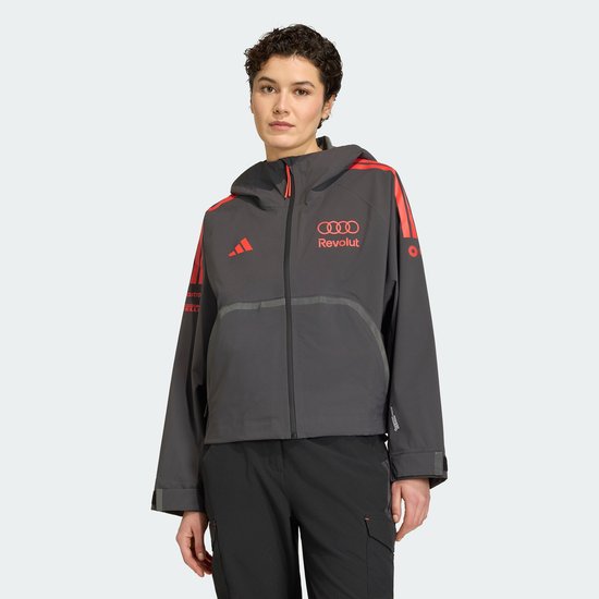 Adidas Performance Audi Revolut F1 Team Monteursregenjack - Dames - Zwart van Merkloos — afbeelding 4