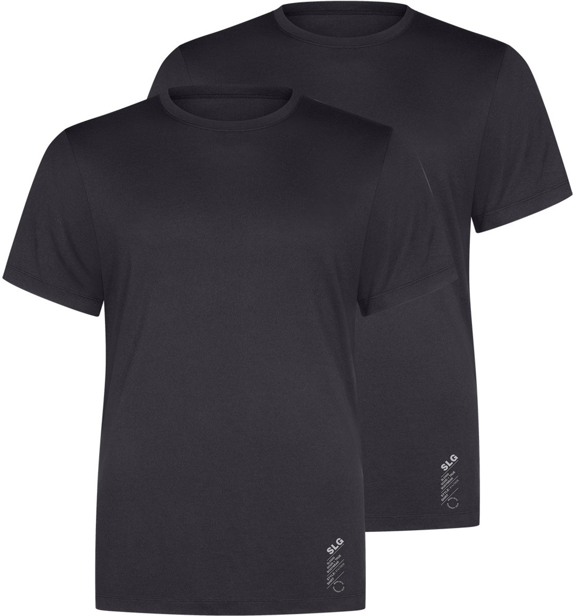 sloggi Heren onder t-shirts 2 pack SLG Base Soft