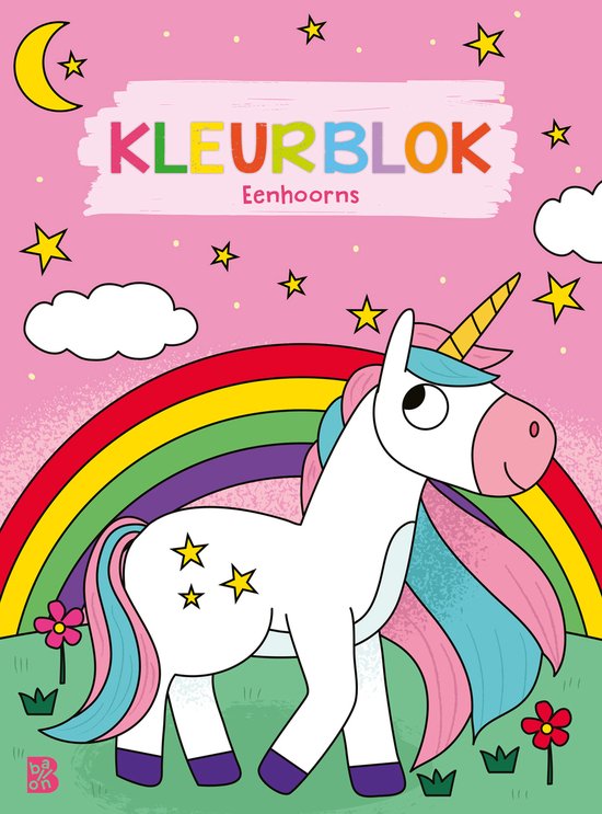 Kleurblok Eenhoorns - cover