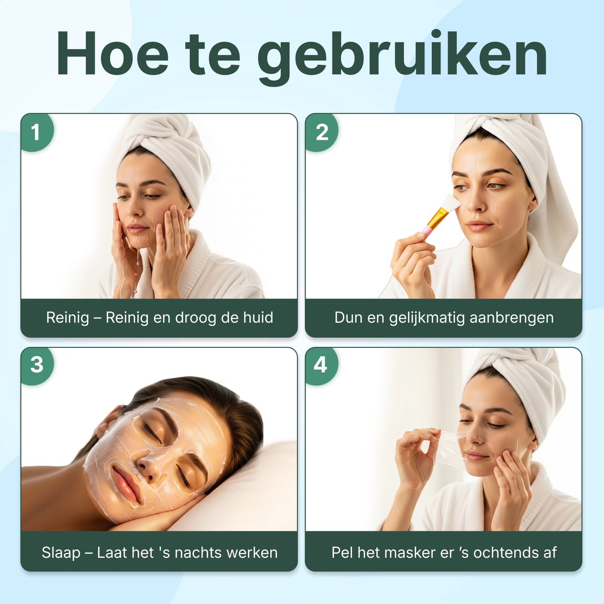 Collageen Wrapping Masker - 2 stuks - 150ML - Nacht gezichtsmasker - Hydraterend & Verstevigend - Korean skincare - peel off — cadeau in Verzorging - foto 7