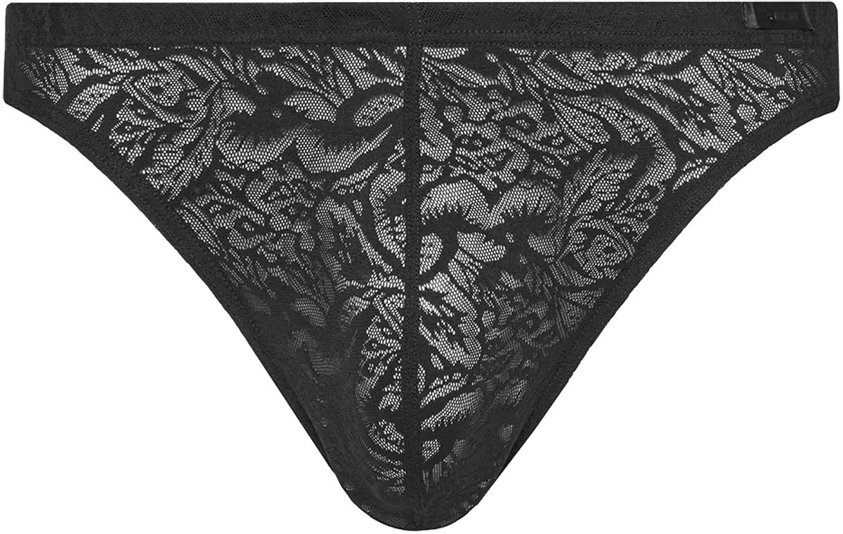 HOM - Free Cut Lace G-String - Navy - mannen - M